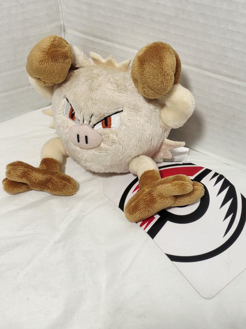 Official Pokemon Center 6" Prime Ape Sitting Plush New Japan Nintendo Mankey